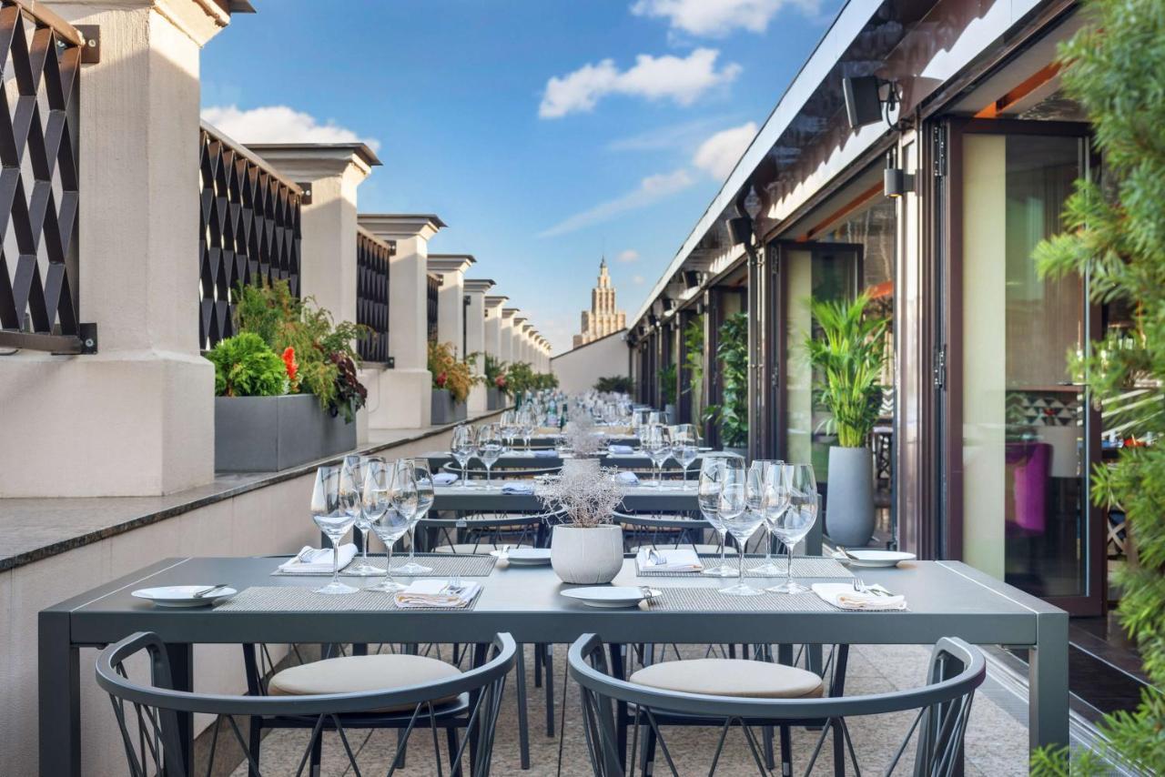 فندق غراند كمبينسكي ريغا المظهر الخارجي الصورة The Terrace at the Hotel